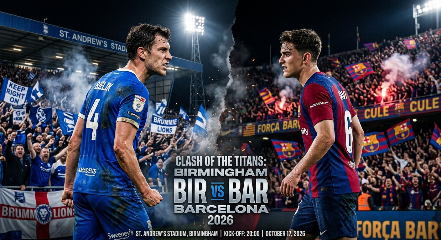 Birmingham City vs FC Barcelona 2026: Pre-Season Friendly Analysis, Predicted Lineups, and Key Battles