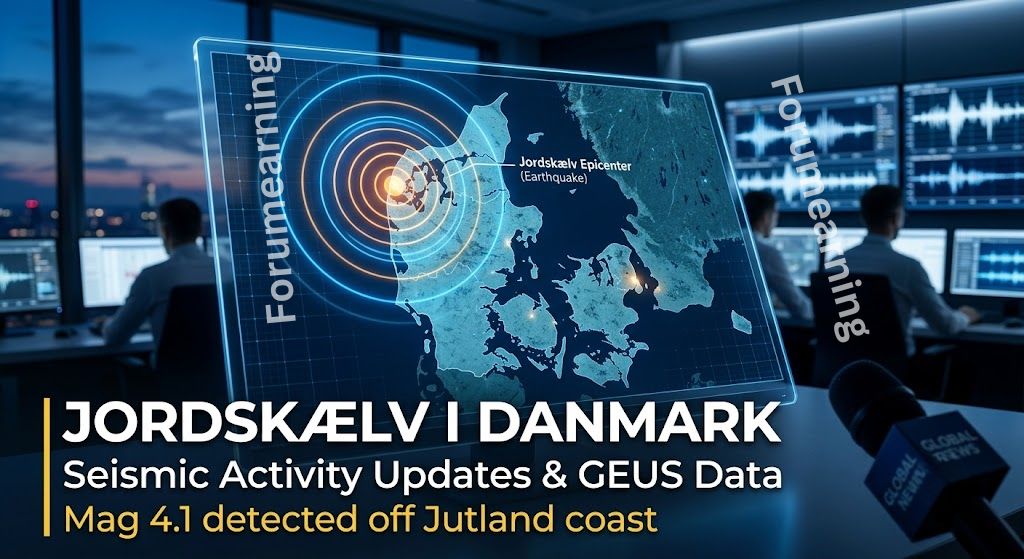 Jordskælv i Danmark 2026: Earthquake Activity, GEUS Updates & Seismic History